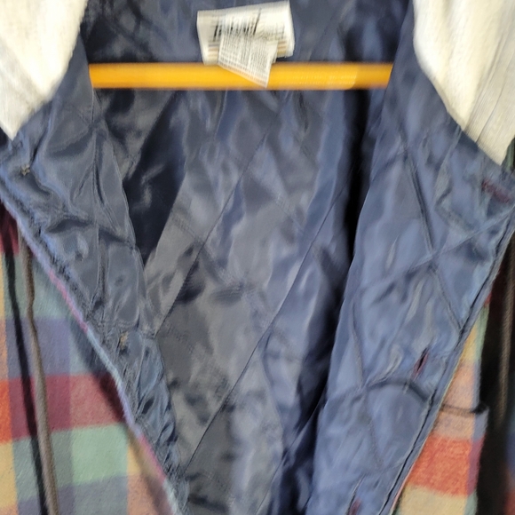 Mens Impact Shacket Cotton/Poly Quilted inside Button Front Hooded Size LT - Picture 3 of 12